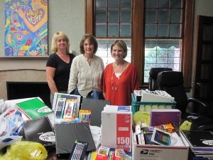 From left to right: Beverly Odom, Joann McPherson (with Pigford & Corey Realtors) & Carol McElroy with (Winstead Realty)