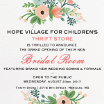 Bridal Room Grand Opening